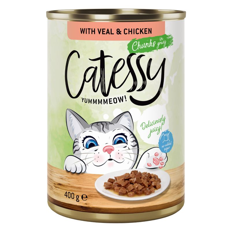 Sparpaket Catessy Häppchen in Sauce oder Gelee 24 x 400 g | bitiba