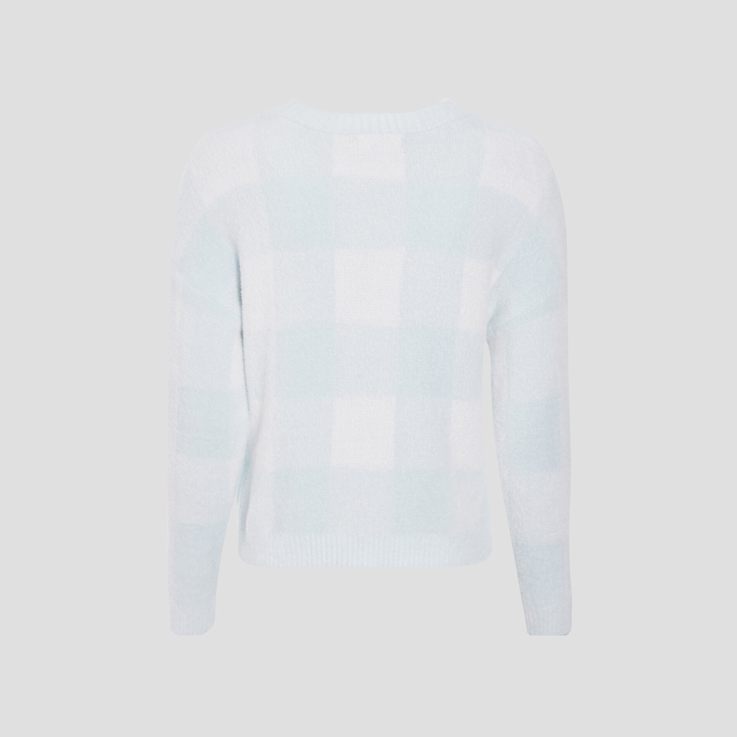 Pull manches longues bleu pastel femme | Cache Cache