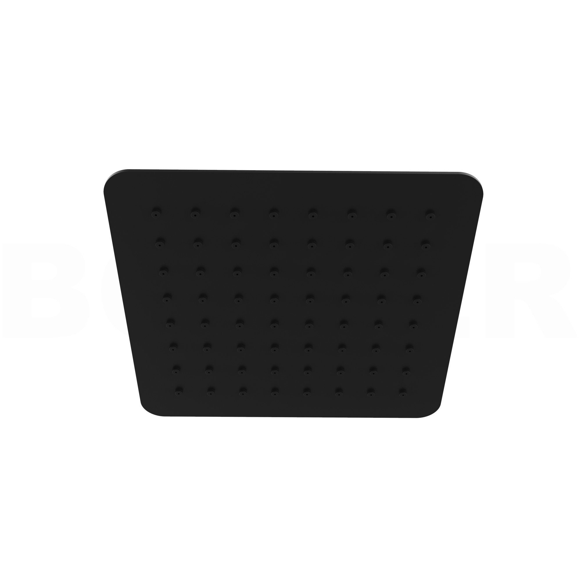 hansgrohe Duscharmatur Vernis Shape (Duschsystem, Inkl. BOFLER Brauseset, 20x20cm Regendusche, Wandarm, OHNE IBOX) Schwarz Matt