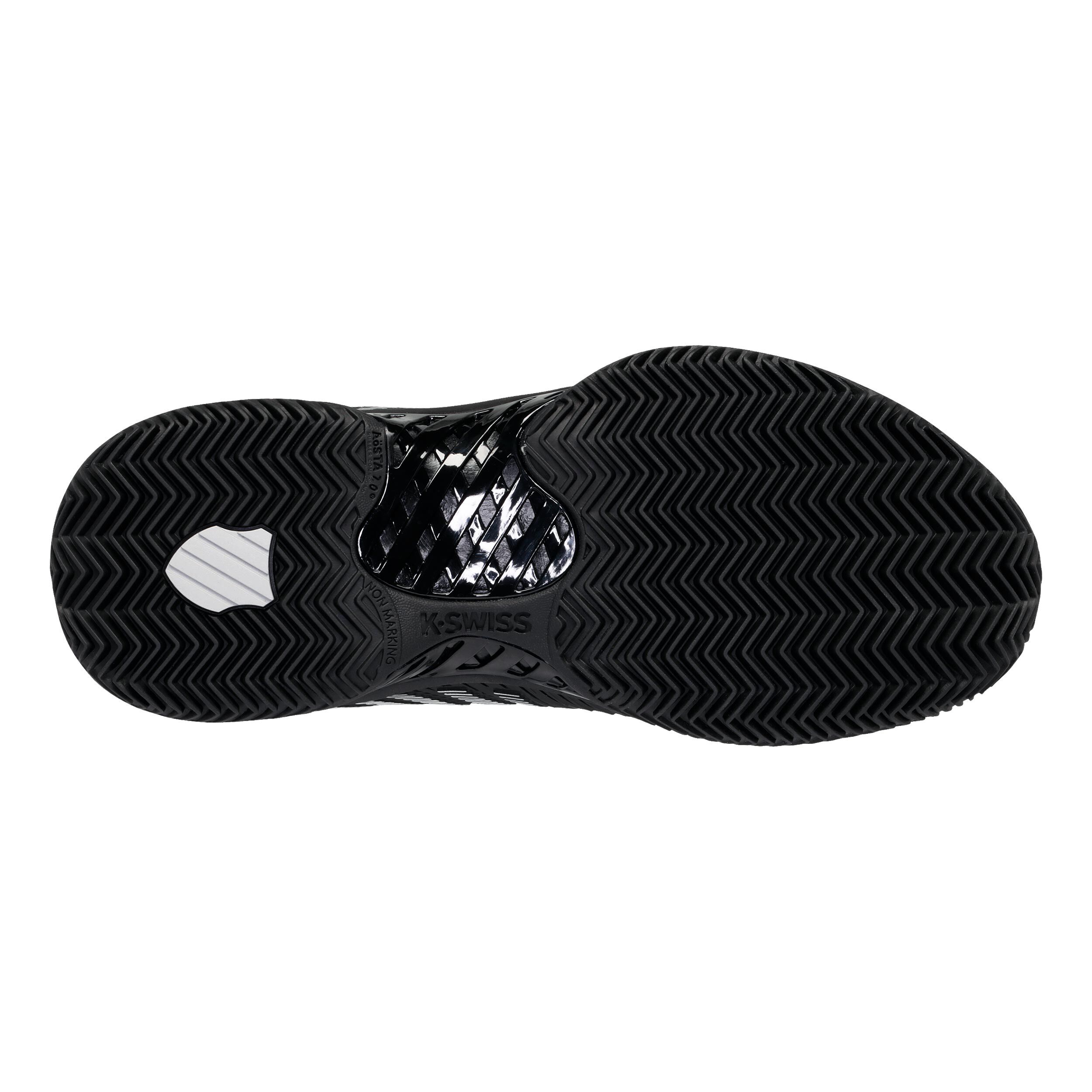 Hypercourt Express Sandplatzschuh Damen - Schwarz, Silber