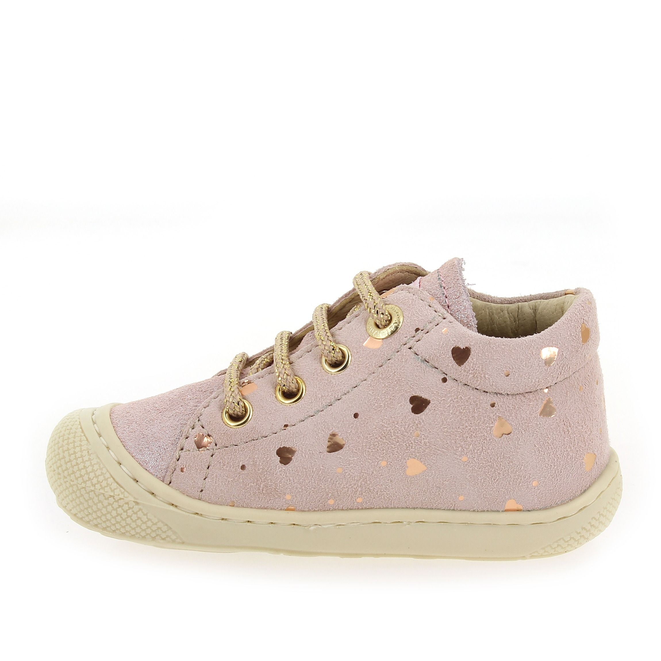 Naturino  COCOON SUEDE GLITTER - Rose