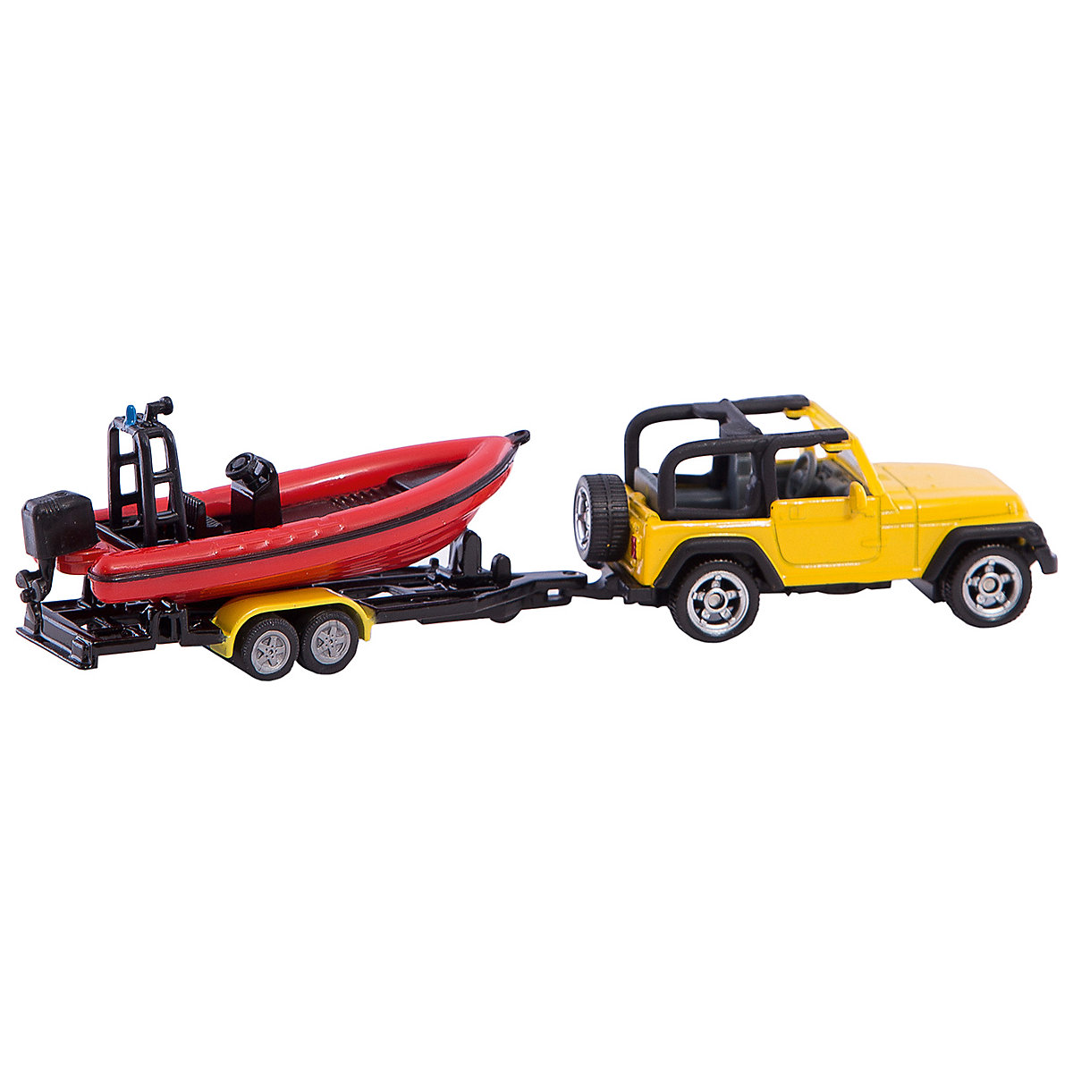 SIKU 1658 Jeep mit Boot