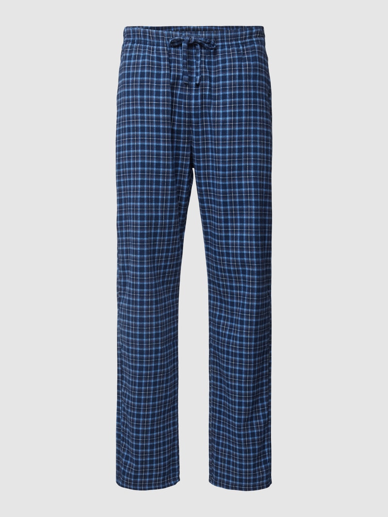 Pyjama-Hose mit elastischem Bund in marineblau
