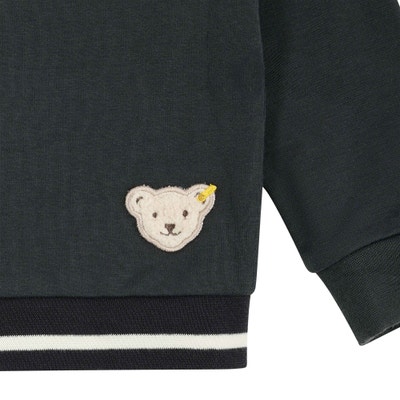 Sweatjacke, schwarz für Jungs