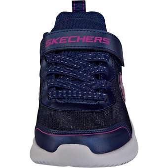 Skechers Bonnder Girly Groove Sneaker in blau
