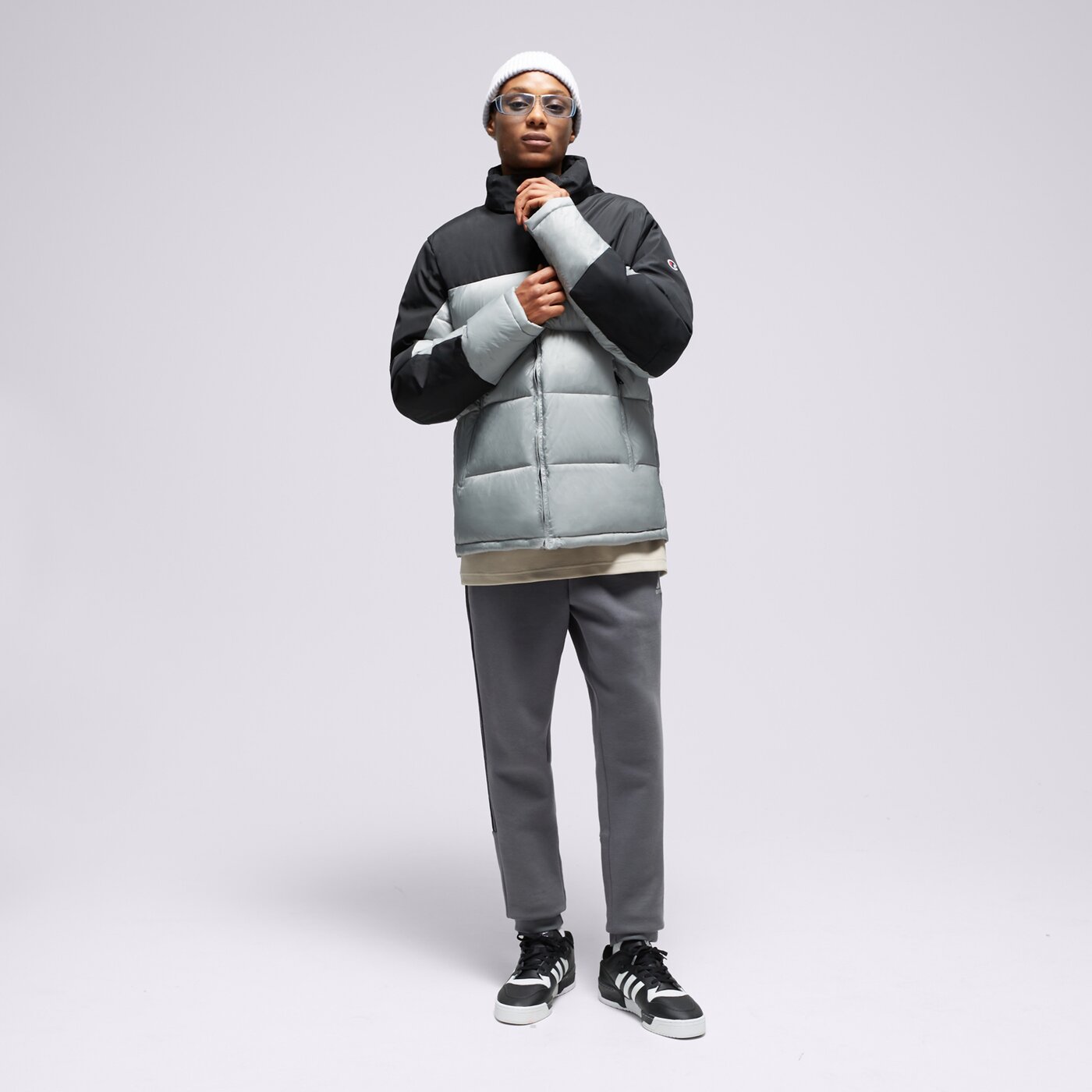 CHAMPION DAUNENJACKE JACKET Grau