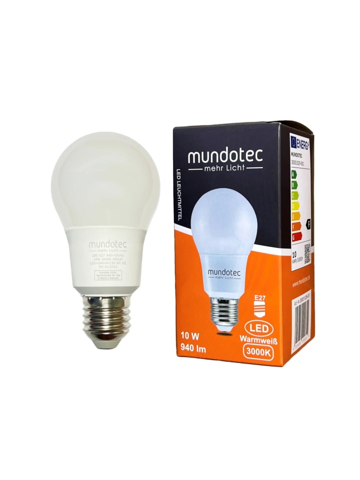 COFI 1453 LED Leuchtmittel E27 (A60) | 10 Watt 940 Lumen in warmweiß (3000 K) in Weiß günstig kaufen onesize