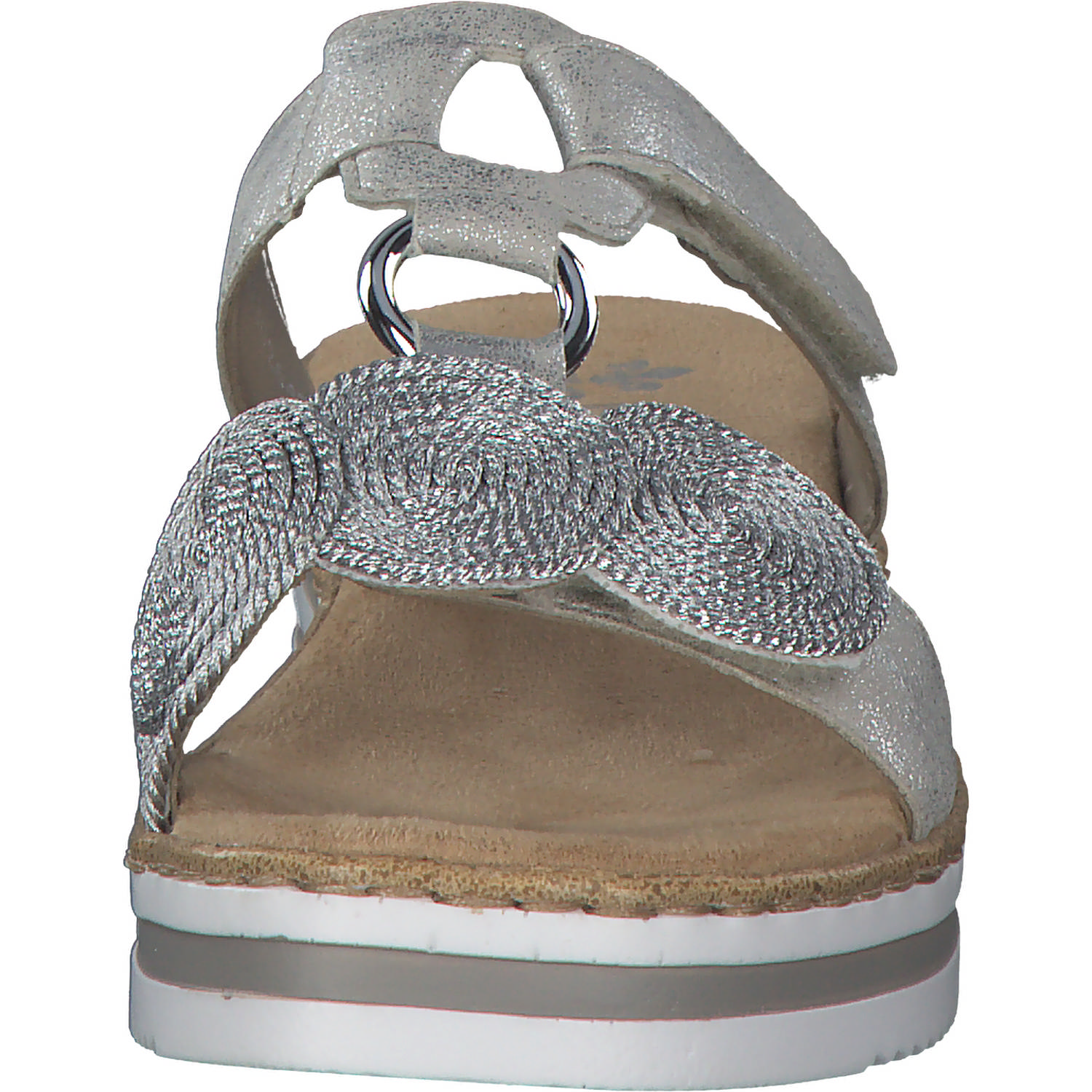 Rieker V02K3, Pantoletten & Badeschuhe, Damen, Silber