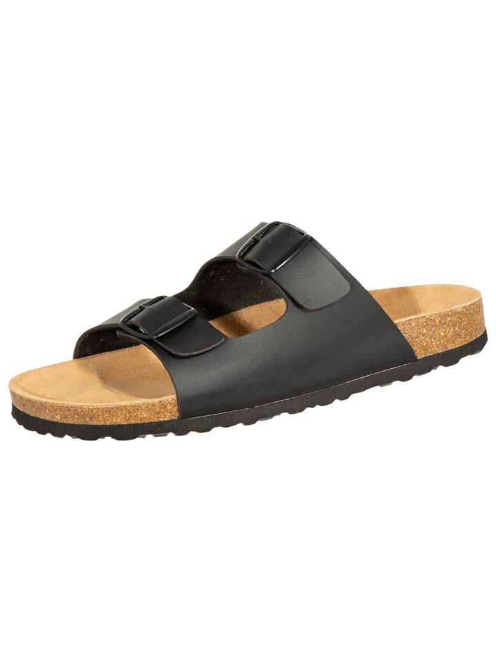 SALIHA Hausschuhe ® Bioline-Pantolette in schwarz günstig kaufen