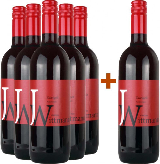 5+1 Paket Ried Neubergen Zweigelt trocken - Weinbau J. Wittmann