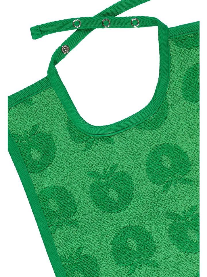 Småfolk Lätzchen 2 Packungen große Lätzchen mit Äpfeln in green günstig kaufen onesize