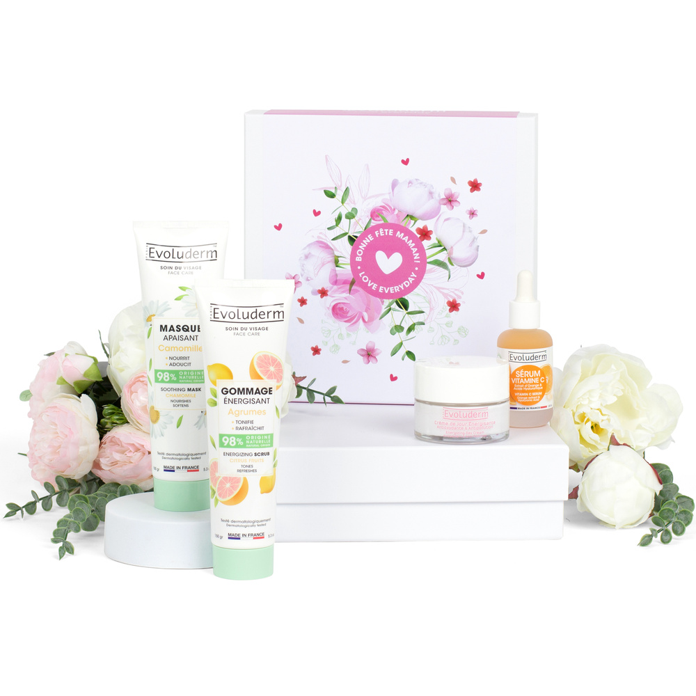evoluderm fête des mères Coffret Routine Visage Energisante spéciale Fête des Mères