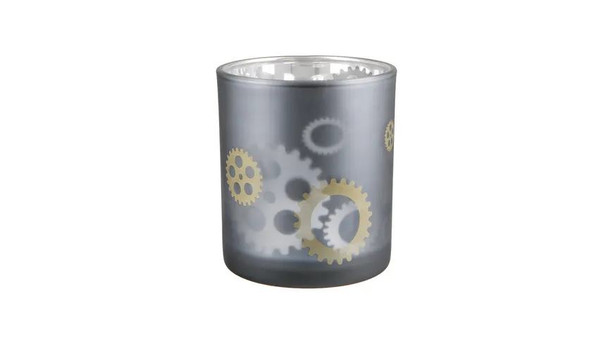 GILDE Glas Windlicht Urban H=8cm garu