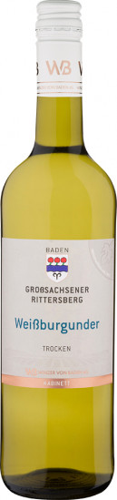 2022 Weißburgunder Großsachsener Rittersberg Kabinett trocken - Winzer von Baden