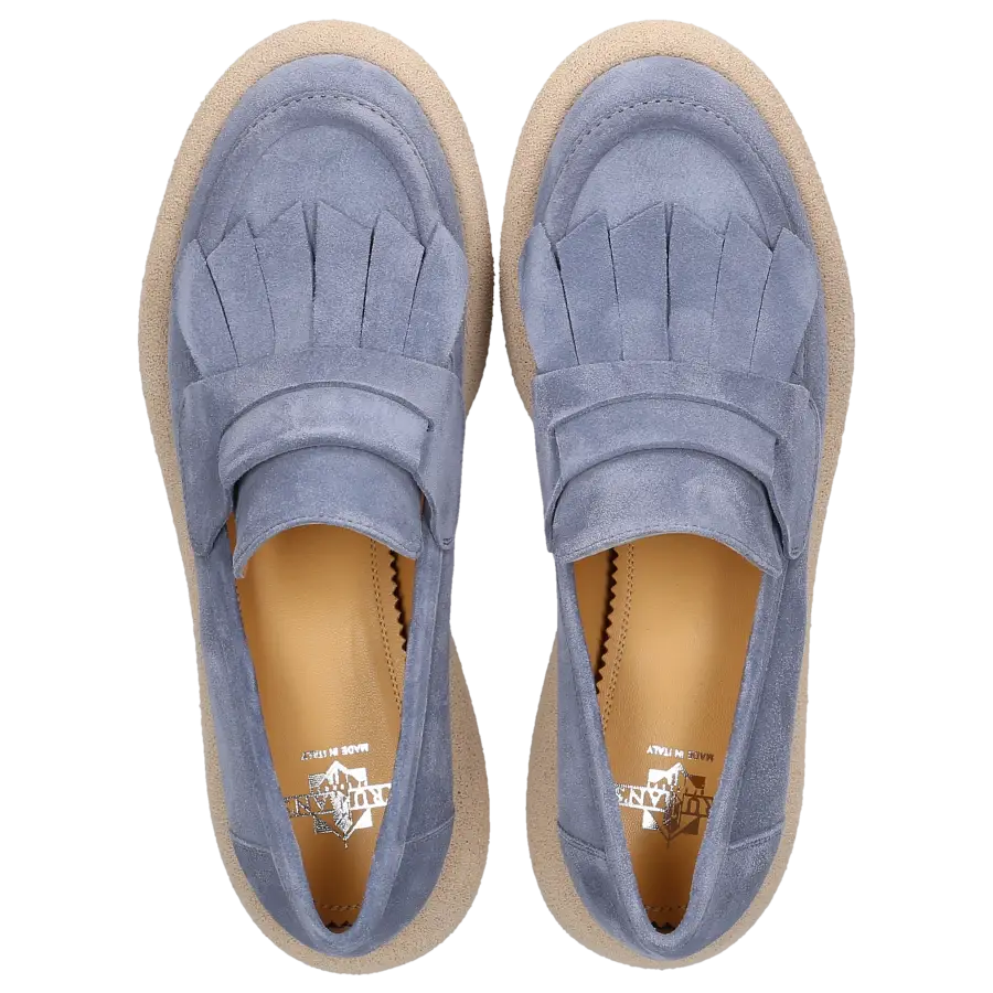 Truman's - Loafer 9572 Veloursleder - blau