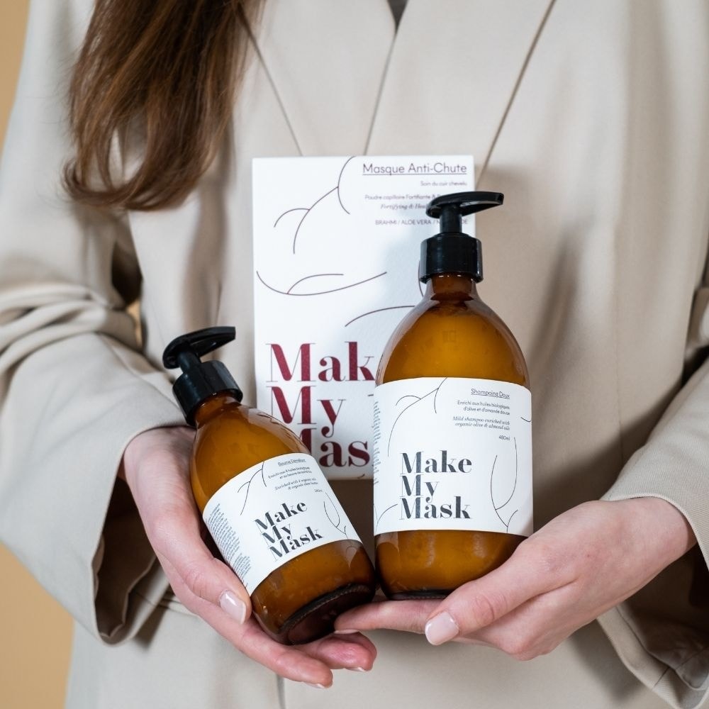 makemymask Baume Démêlant Naturel Après-shampoing