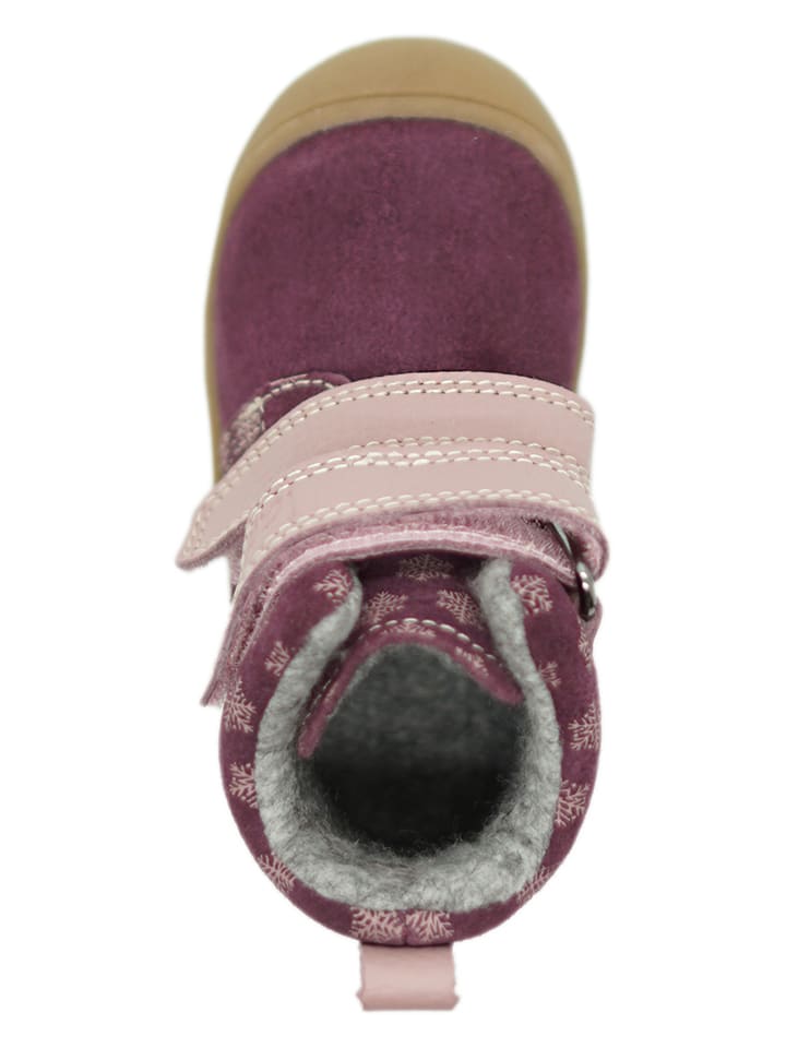 lamino Leder-Boots in Lila günstig kaufen