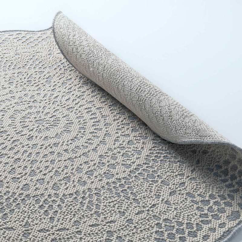 Tapis deco rond CROCHET