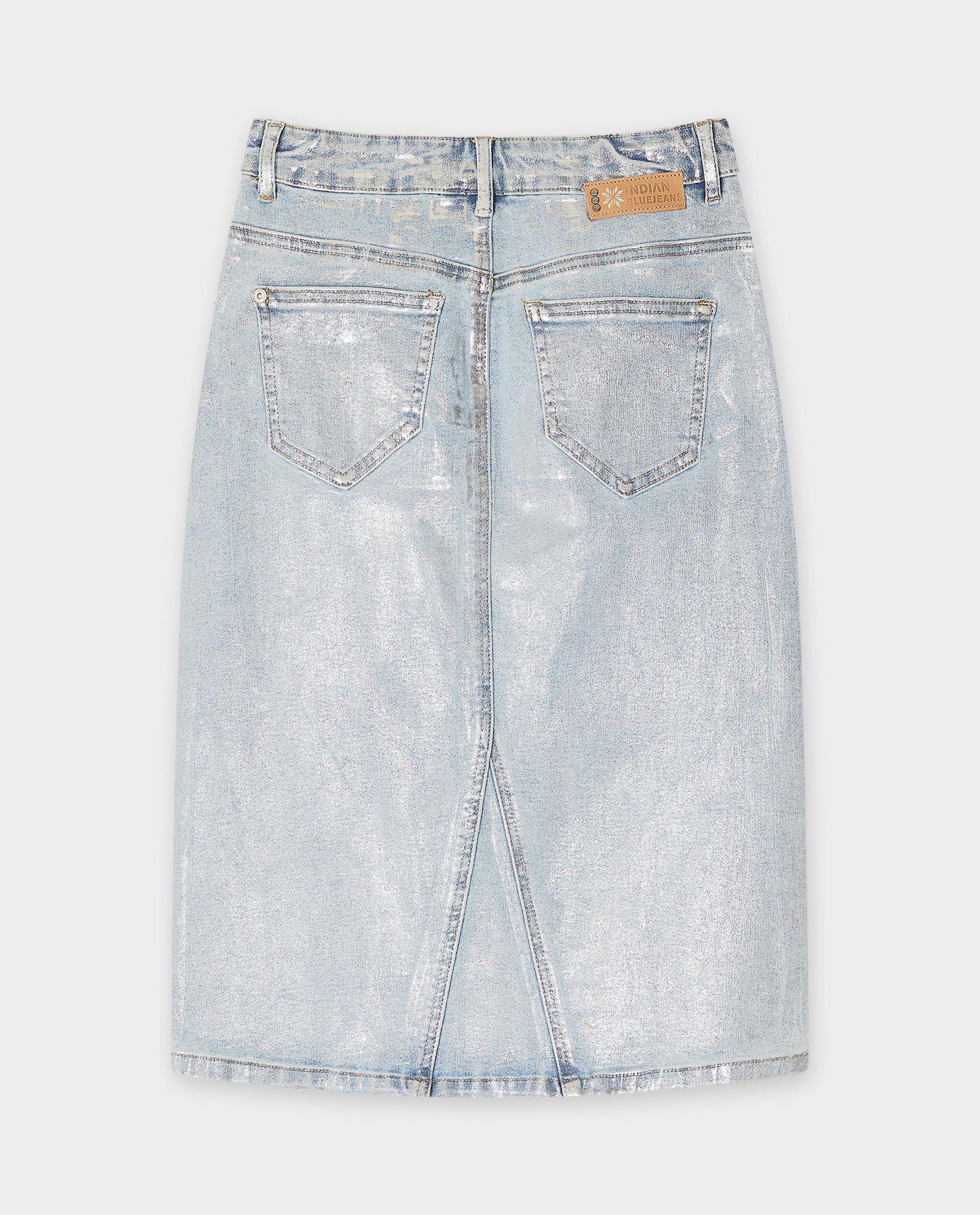 Fustă Indian Blue Jeans gri deschis