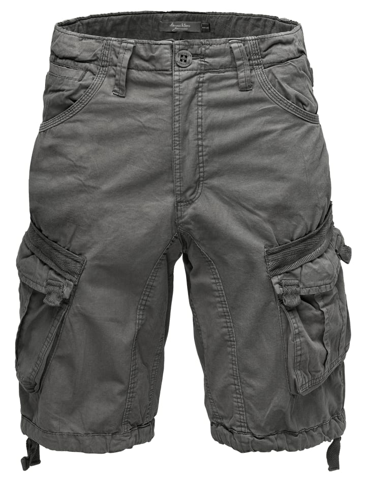 Amaci&Sons Cargoshorts LACKAWANNA in Dunkelgrau günstig kaufen
