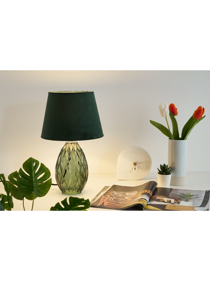 Pauleen Crystal Velvet Tischleuchte max20W E14 Grün 230V Glas/Stoff günstig kaufen onesize