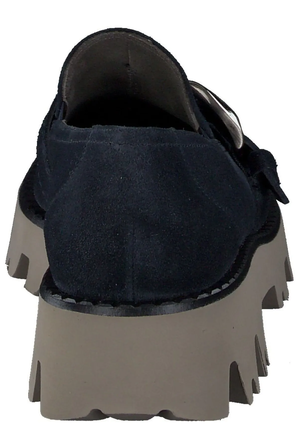 Paul Green  Flacher Schuh - Blau - Blockabsatz