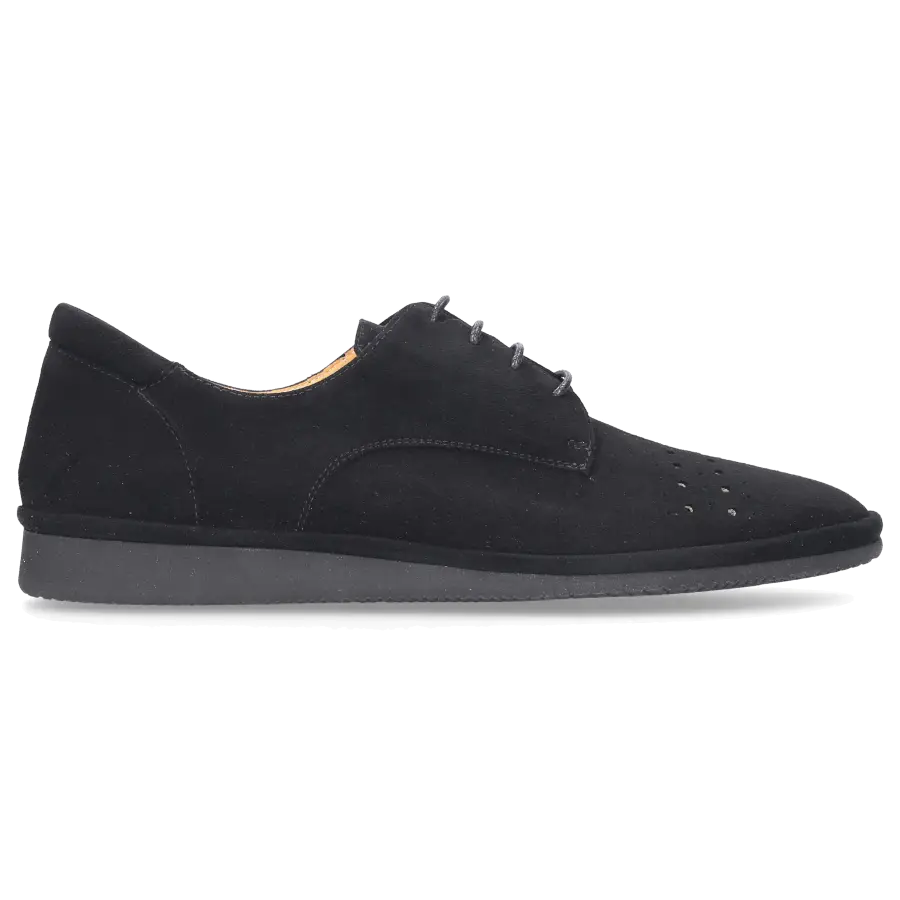 Truman's - Sneaker low 9351 Veloursleder - schwarz