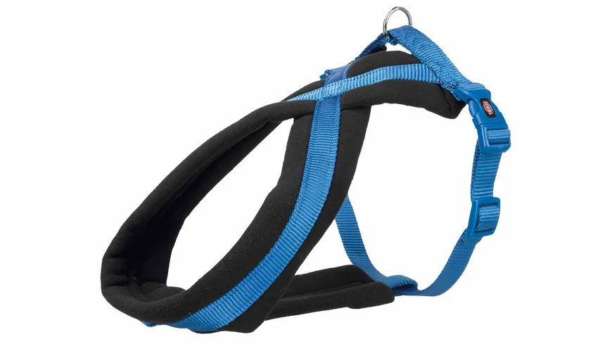 Trixie Touren-Geschirr Premium blau L 60-90 cm / 25 mm Hunde Zubehör
