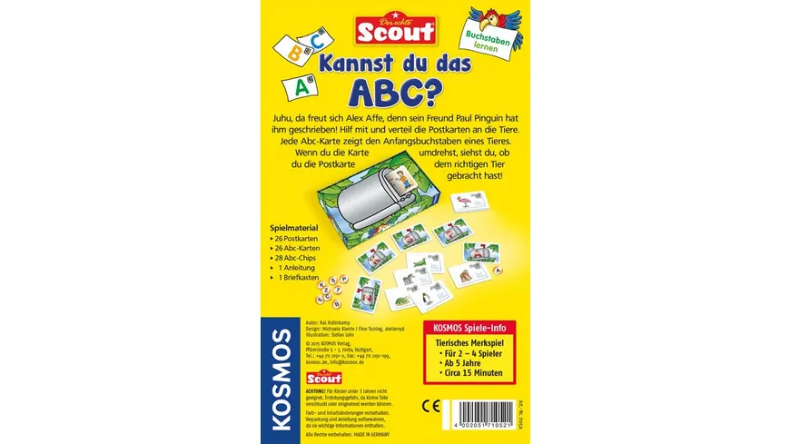 KOSMOS - Scout - Kannst du das ABC?