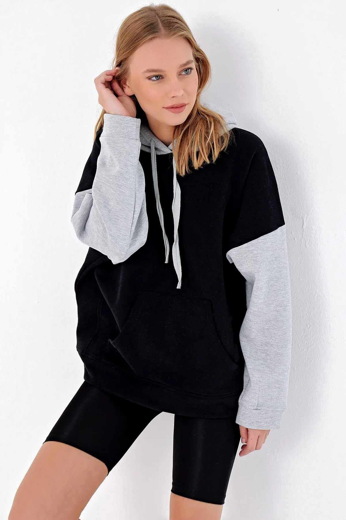 Trend Alaçatı Stili  Sweatshirt - Mehrfarbig - Oversized