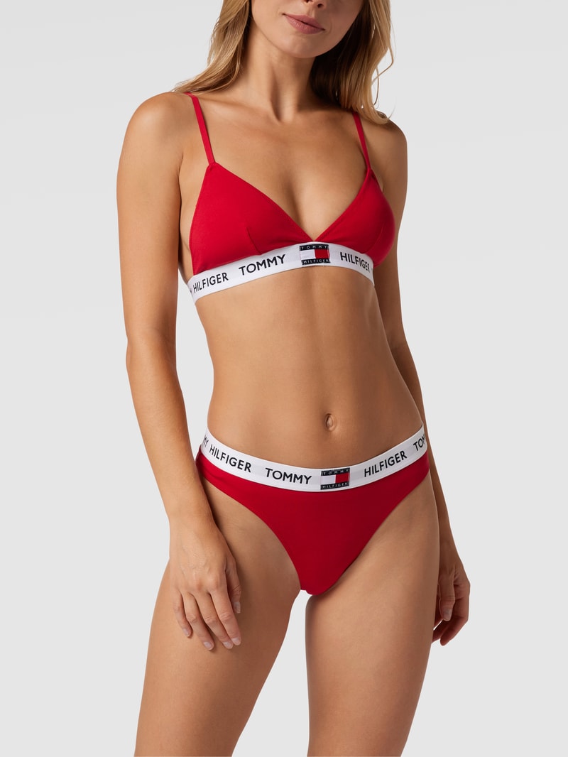 String mit Stretch-Anteil in rot
