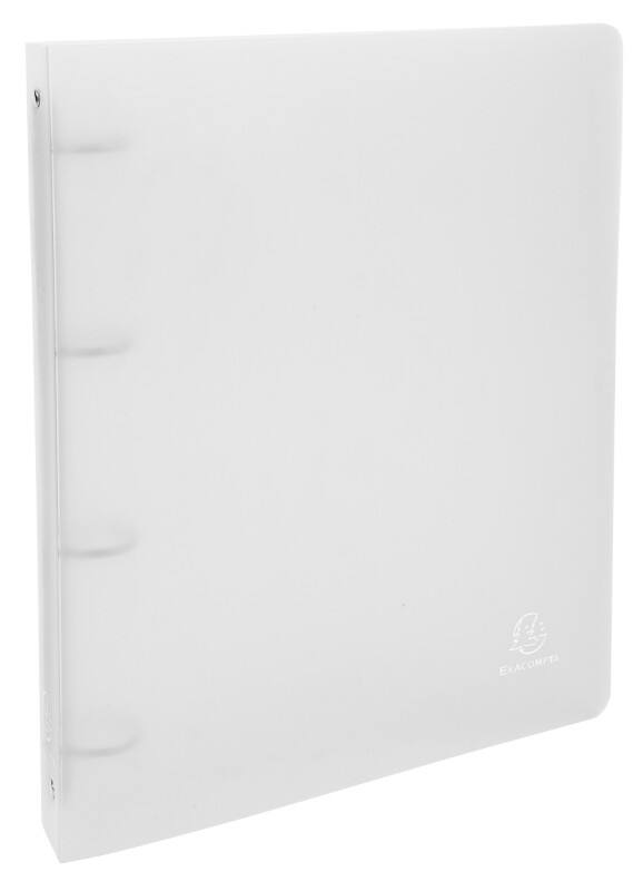 Exacompta Ringbuch 4 Ringe Polypropylen A4 Maxi Transparent 10 Stück