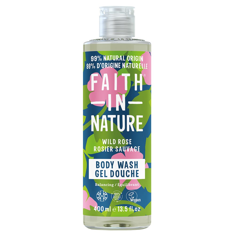 Faith in Nature Wild Rose Body Wash 400 ml