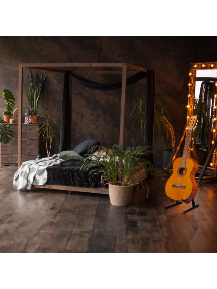 relaxdays Gitarrenständer in Schwarz - (B)29 x (H)37 x (T)30 cm günstig kaufen onesize