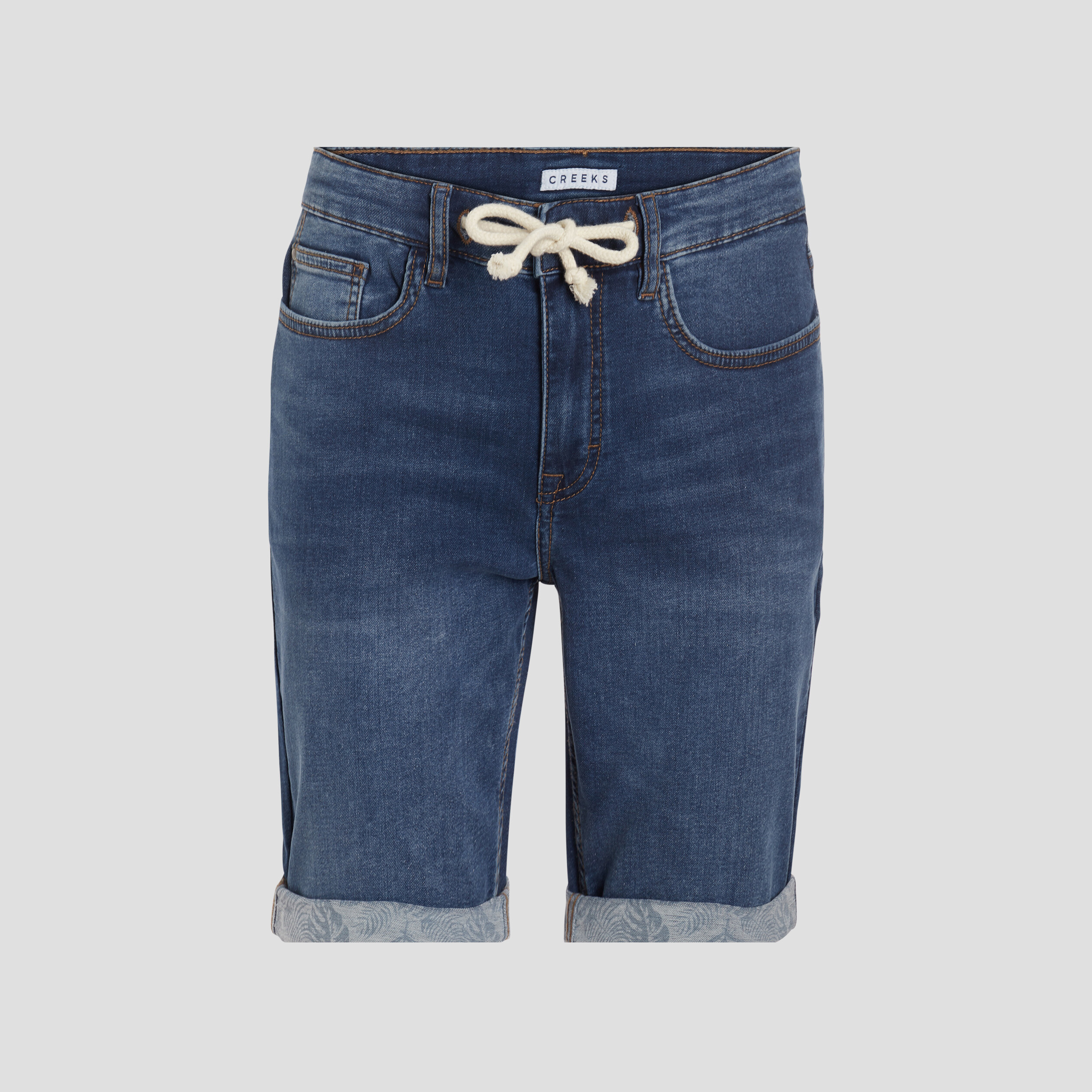 Bermuda straight en jean denim stone homme | La Halle