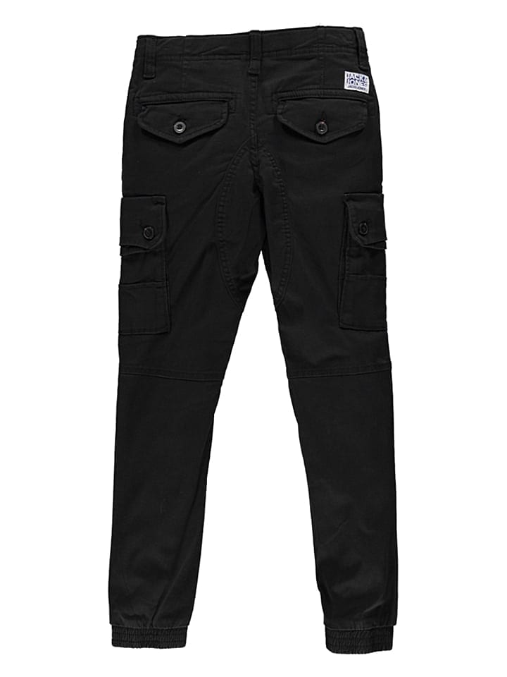 JACK & JONES Junior Cargohose in Schwarz günstig kaufen 164