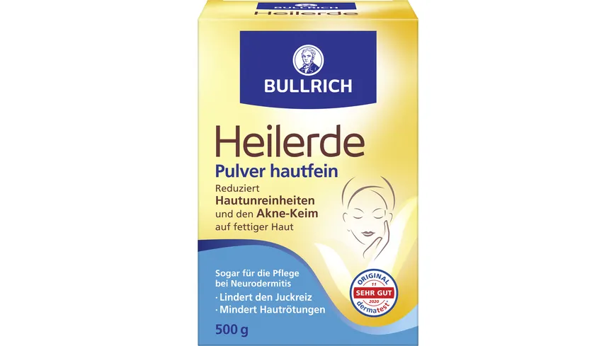 Bullrich Heilerde Pulver hautfein 500 g
