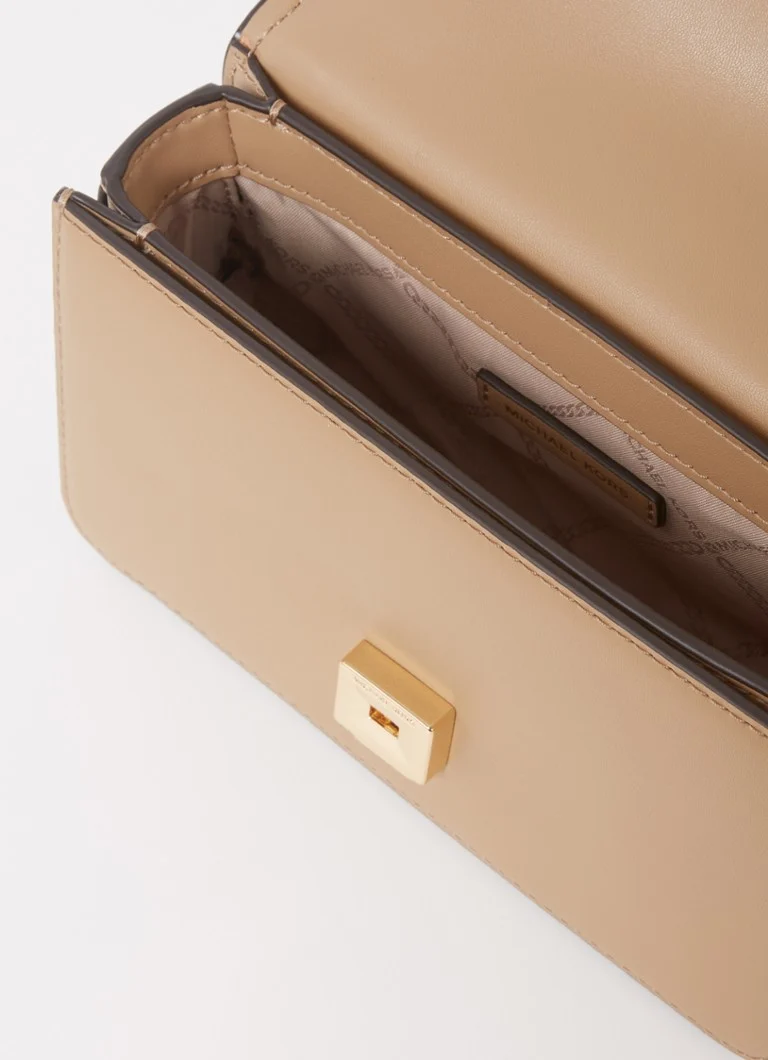 Michael Kors Delancey Small leather shoulder bag with detachable shoulder strap