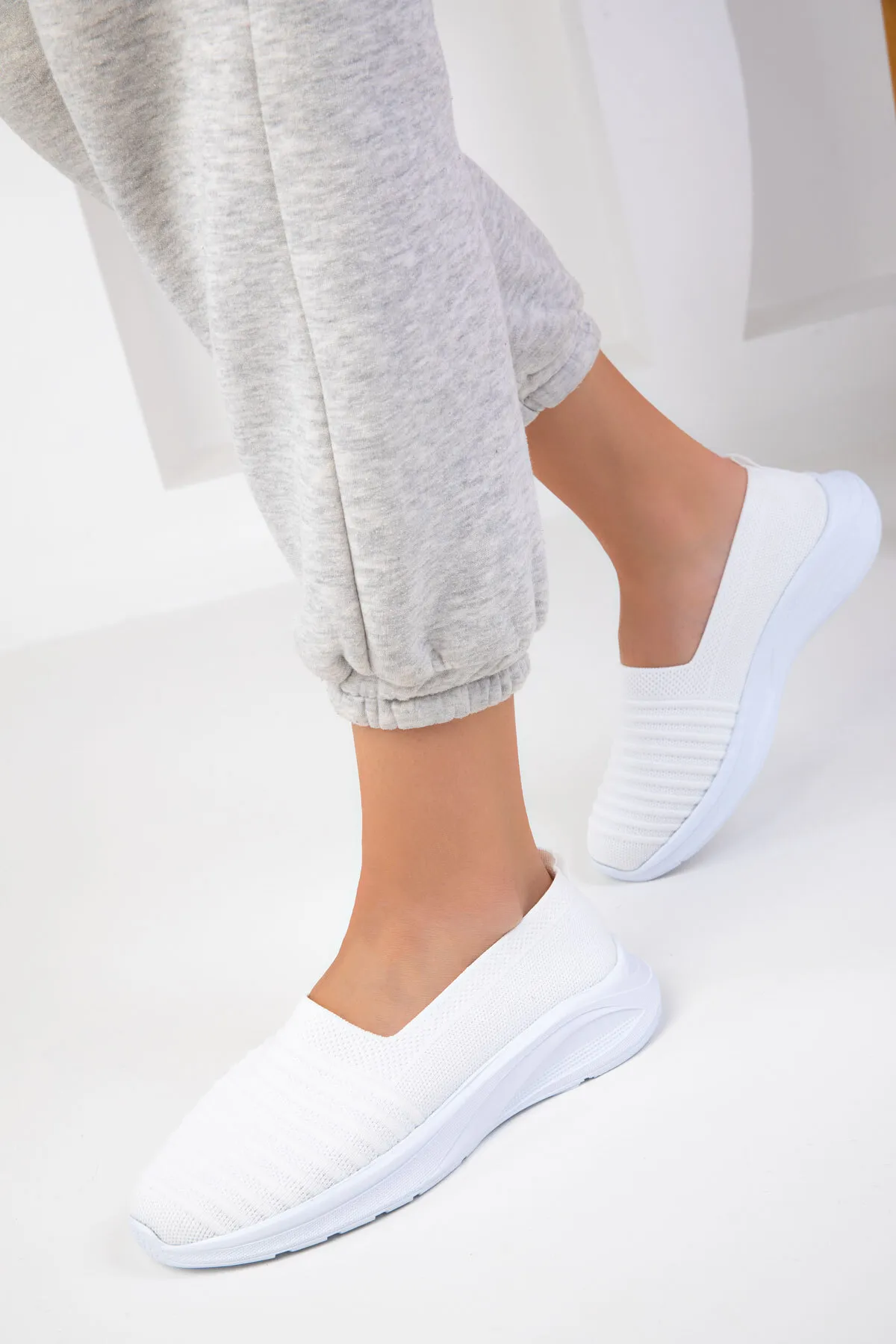 SOHO  Weiße Damen Sneakers 18761