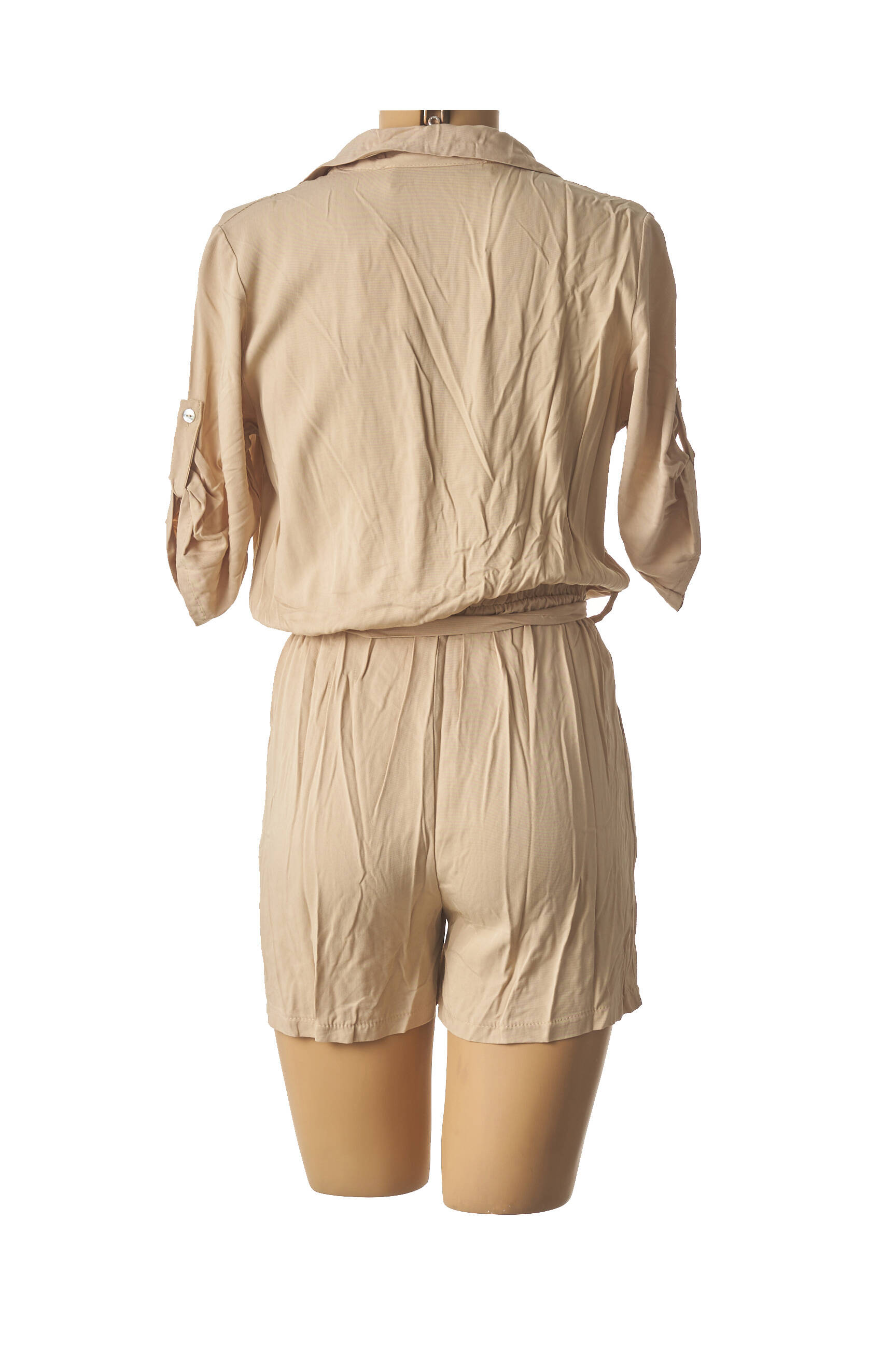 Miss Culture Sud Combi Shorts Femme couleur beige