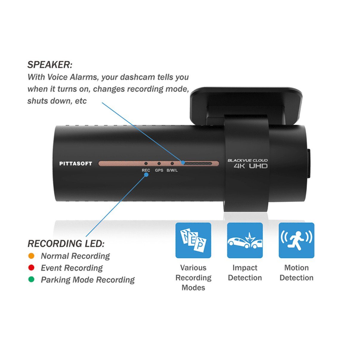 BlackVue BlackVue DR770X-2CH IR 64GB Dashcam + Innenkamera, Dashcam