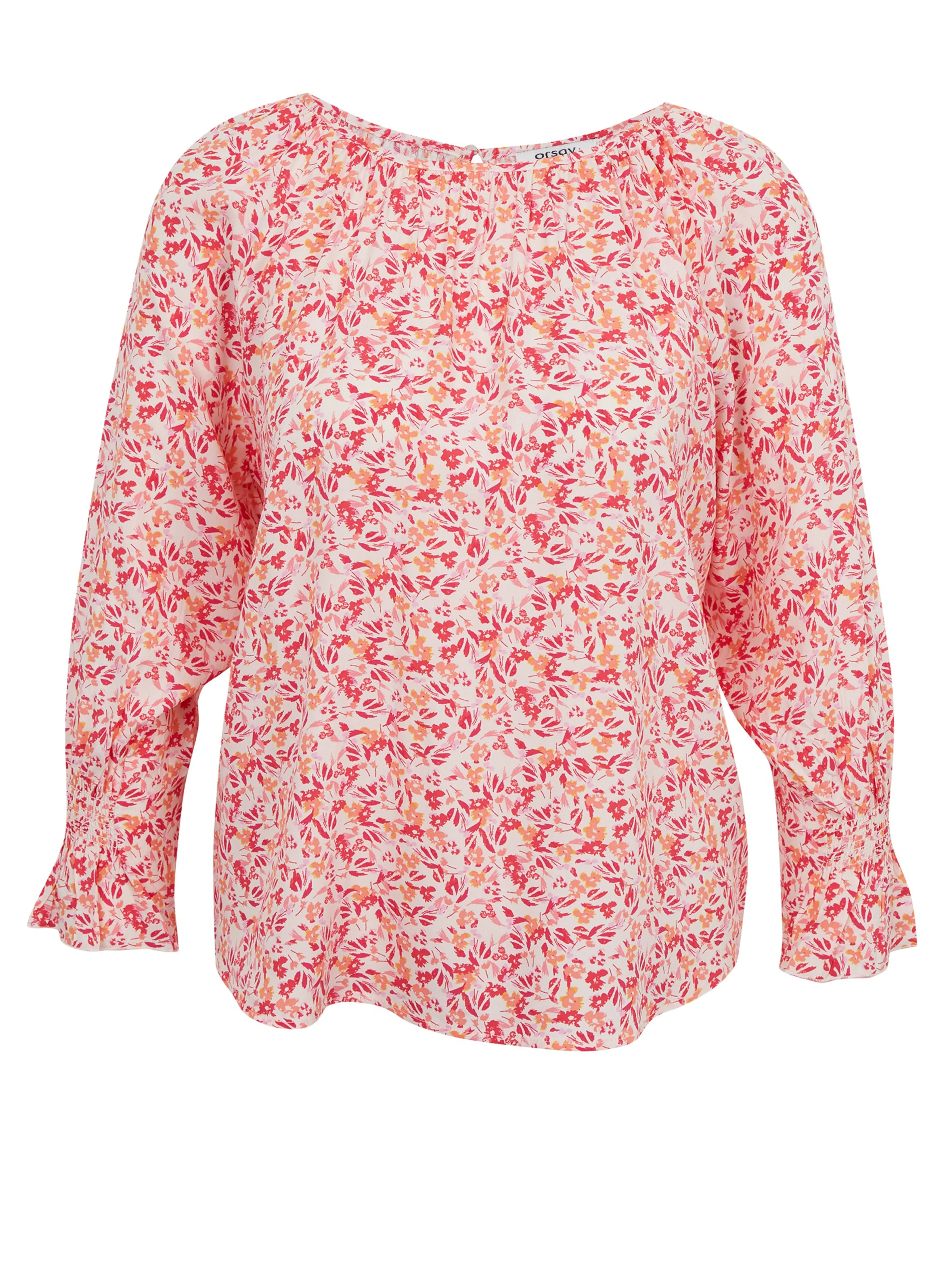 Rosa-orangefarbene Bluse ORSAY