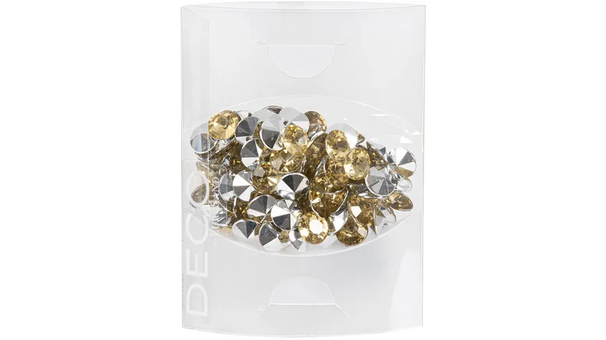 EUROSAND Streudekoration Spiegeldiamanten 75 ml gelbgold