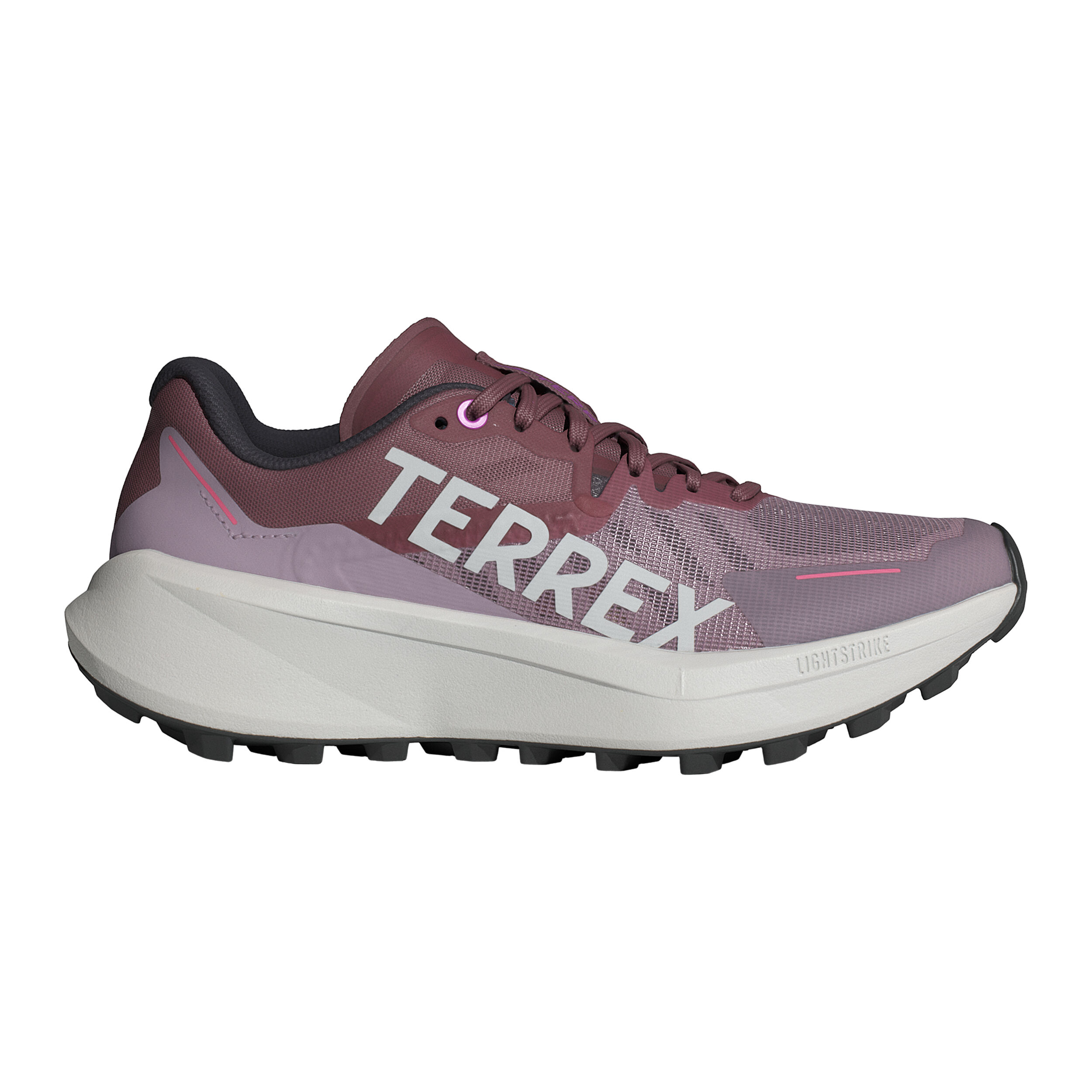 Terrex Agravic 3 Trailschuh Damen - Grau, Dunkelrot