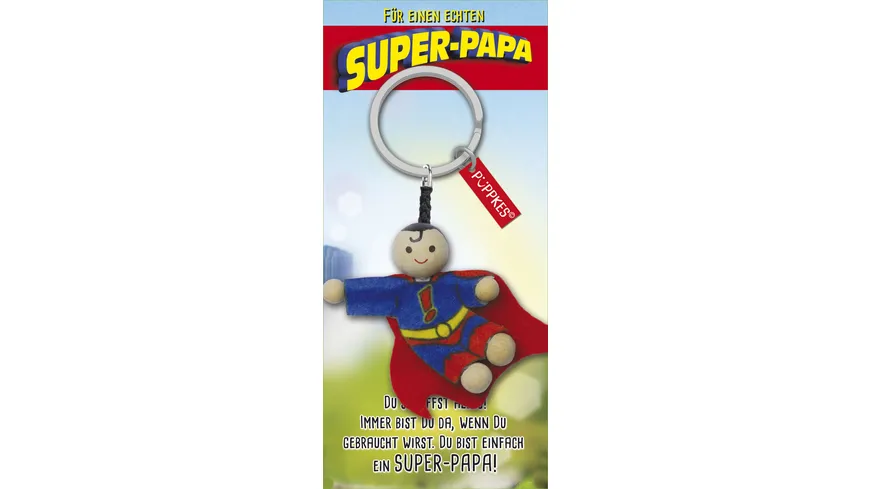 JOJO Püppkes Schlüsselanhänger Super Papa