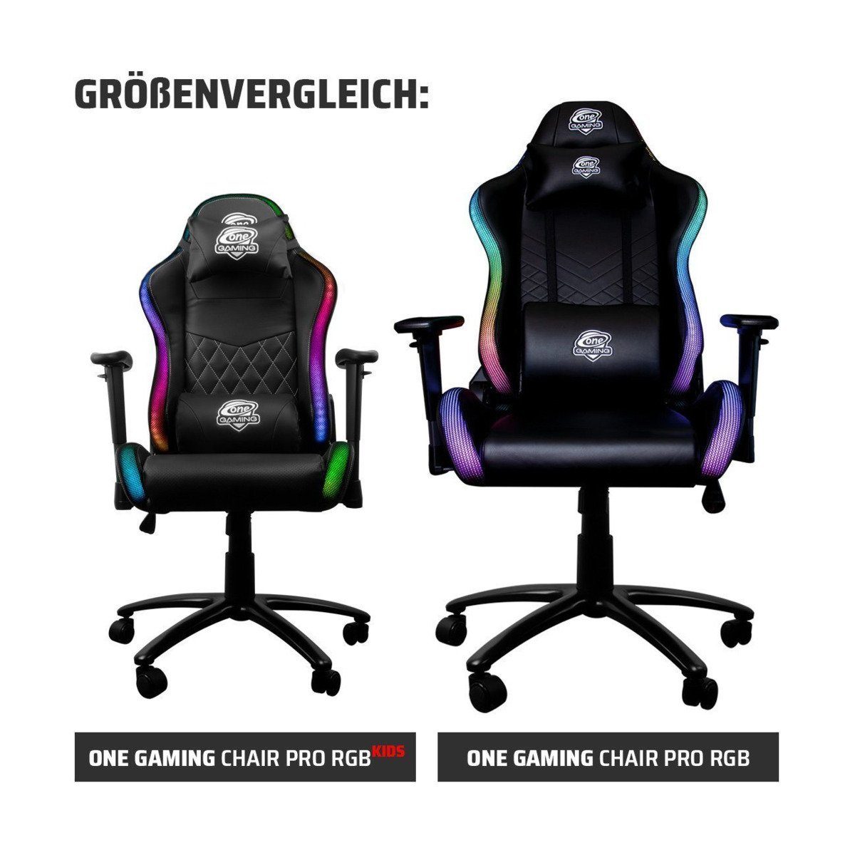 ONE GAMING Gaming Chair Gaming Stuhl ONE GAMING Chair Pro Kids RGB