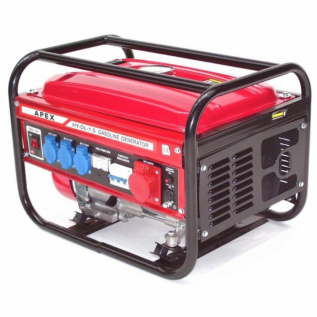 Apex Stromerzeuger Stromerzeuger SK9500 Benzin Generator 06265 230V 400V Aggregat, (1-tlg)
