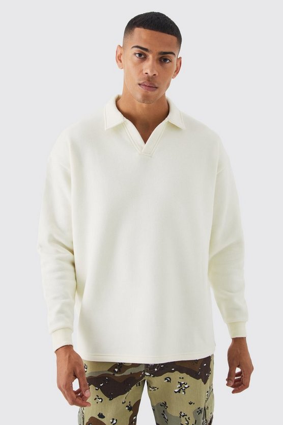 Oversize Rugby-Poloshirt
