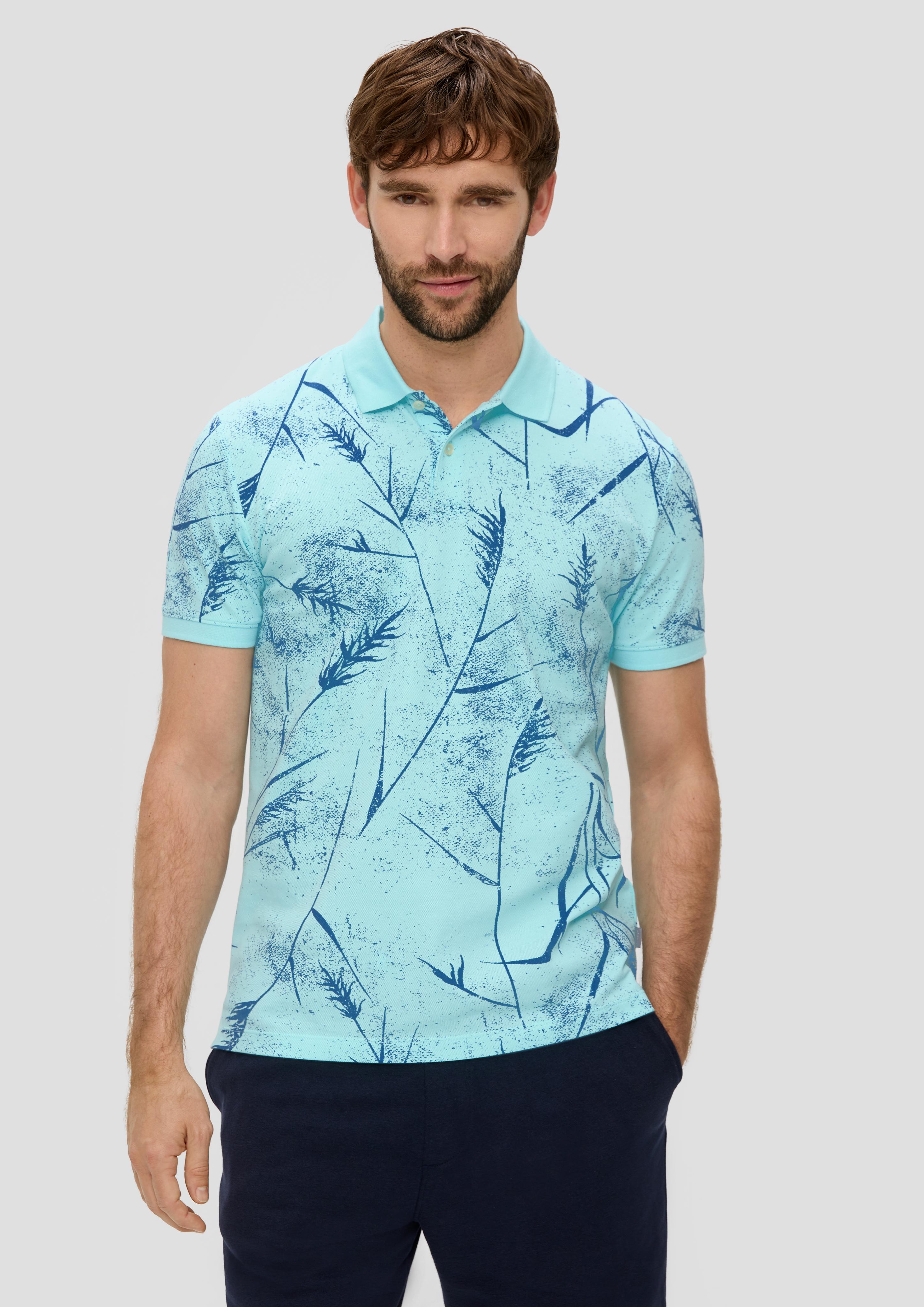 Poloshirt mit All-over-Print  2143942-60A3