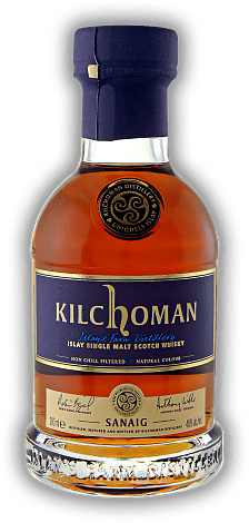 Kilchoman Sanaig 46% 0,2 Liter Kilchoman Sanaig 46% 0,2 Liter Ein Vatting aus Ex Bourbon- und Sherryfässern. 0,2	 Liter - Vol 46%